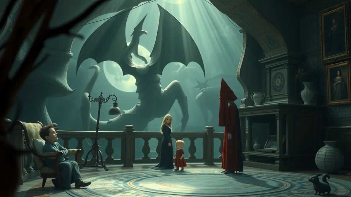 Os elementos visuais que aparecem em todo filme de Burton