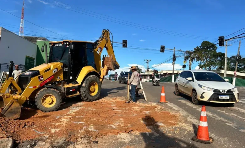 Avenida Ceará é parcialmente interditada para testes de solo em obra de complexo viário