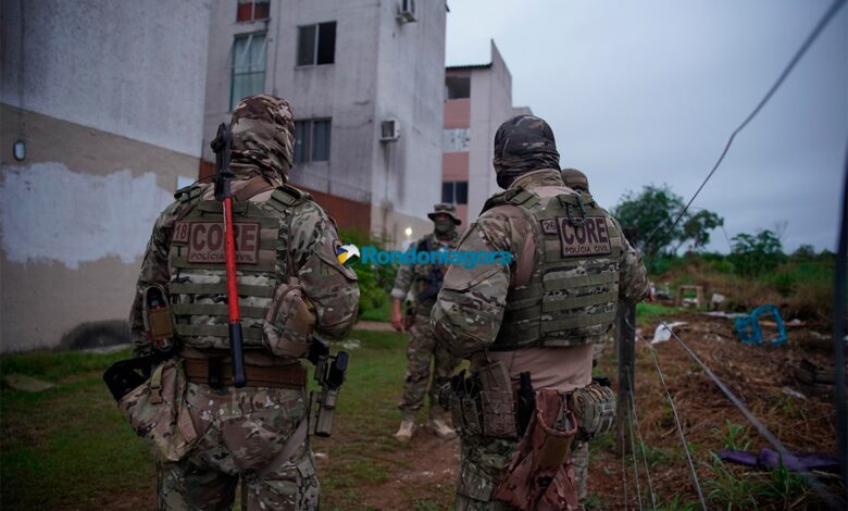 Polícia Civil deflagra megaoperação com mais de 300 policiais contra facções em Rondônia e outros estados - Geral