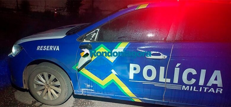 Colisão entre viatura policial e moto deixa motociclista ferido - Polícia