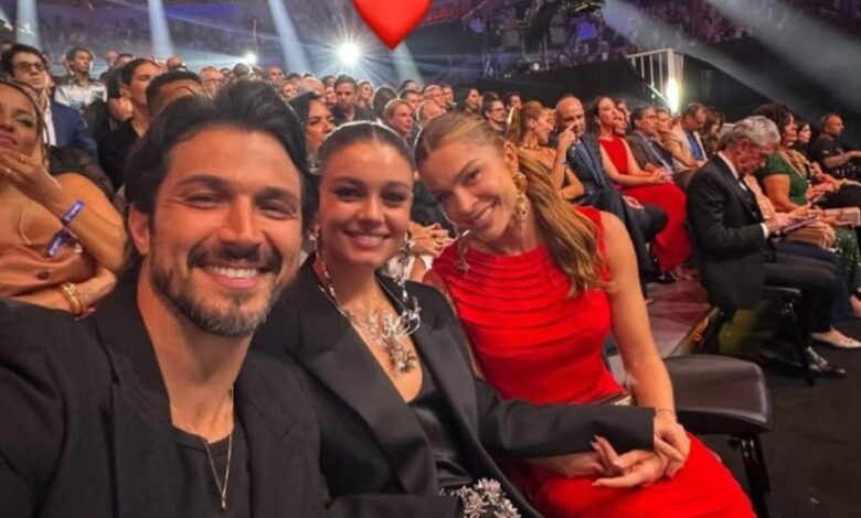 Romulo Estrela, Sophie Charlotte e Grazi Massafera. Foto: Instagram