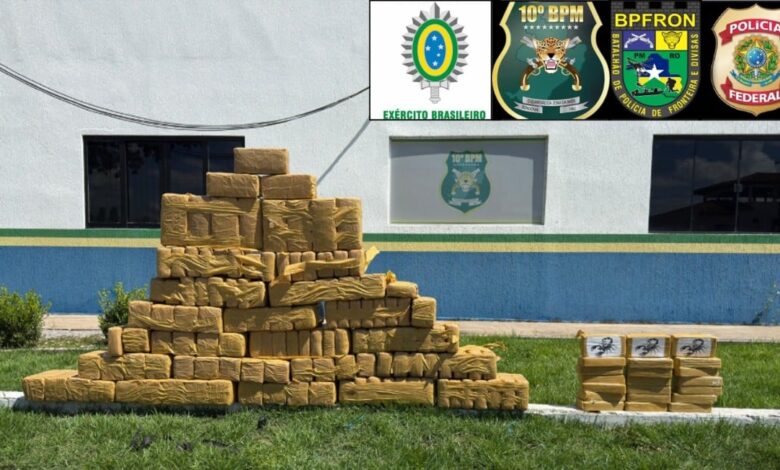 PF, PM e Exército apreendem 150 kg de drogas em operação na BR-429 - Polícia
