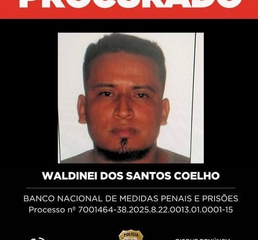 Suspeito de homicídio brutal está foragido e Polícia pede ajuda - Polícia