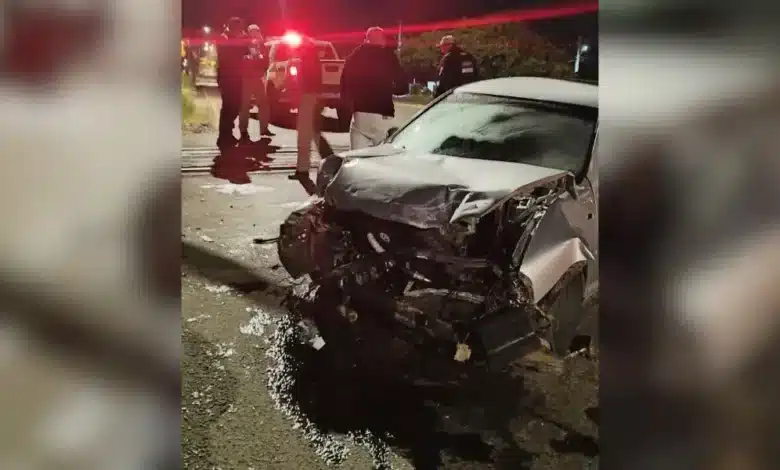 Acidente entre carro e trem deixa ferido na madrugada de PG