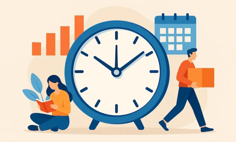 Como contar 8 horas de trabalho