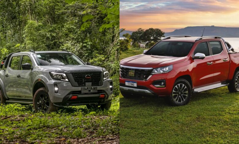 Nissan Frontier vs Fiat Titano.