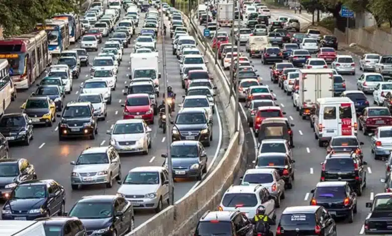 Frota de carros no Brasil