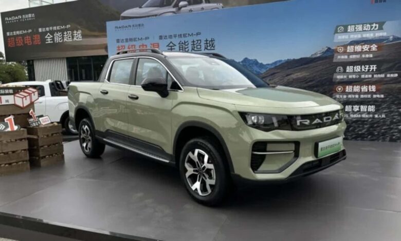Picape elétrica da Geely, Riddara ganha versão híbrida plug-in