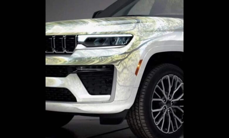 Jeep antecipa o visual renovado do Grand Cherokee 2026
