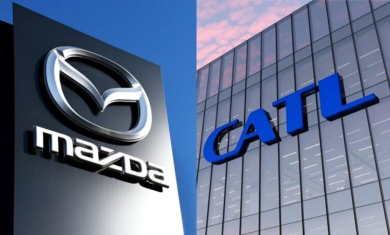 CATL e Mazda unem forças para produção de veículos elétricos