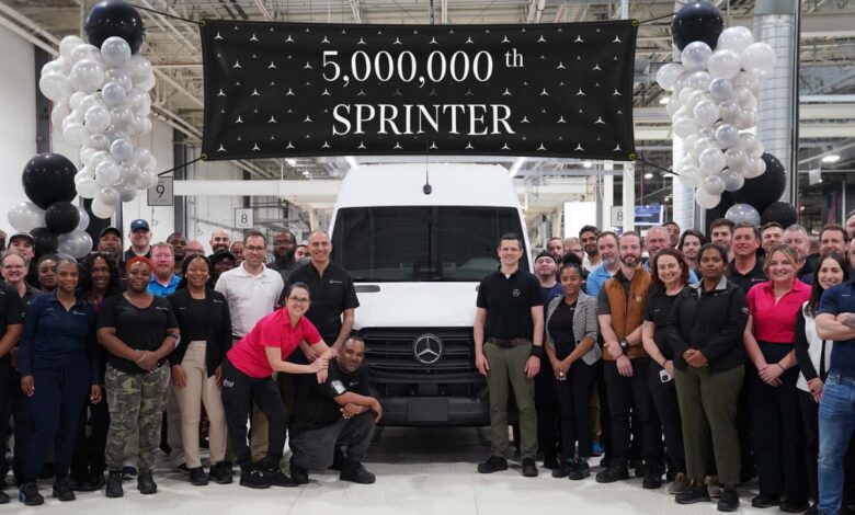 Mercedes-Benz Sprinter chega às 5 milhões de unidades produzidas