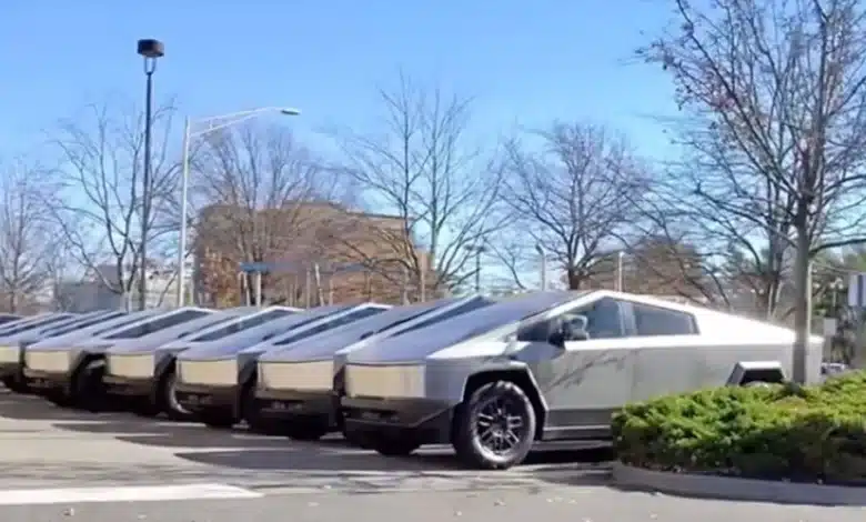 Estoque encalhado de Cybertrucks da Tesla causa polêmica em Detroit