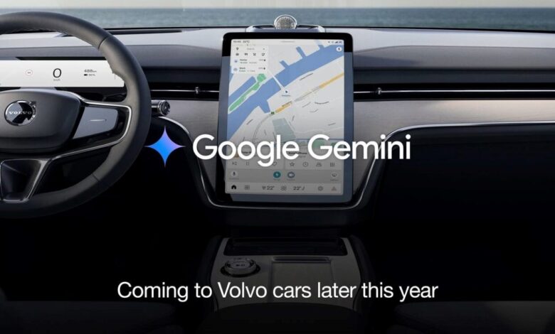 Volvo e Google expandem parceria com integração do Gemini