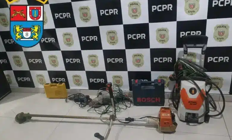 Rapaz furta ferramentas de cemitério e acaba detido em Irati