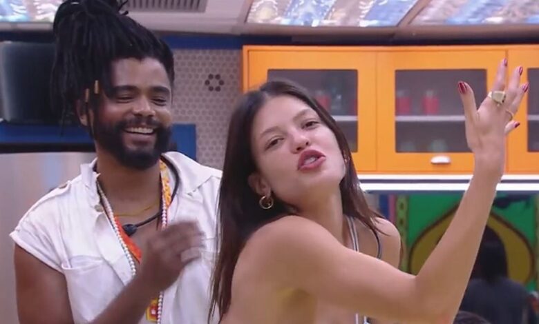 Diogo Almeida e Vitória Strada. Foto: Reprodução/Globo