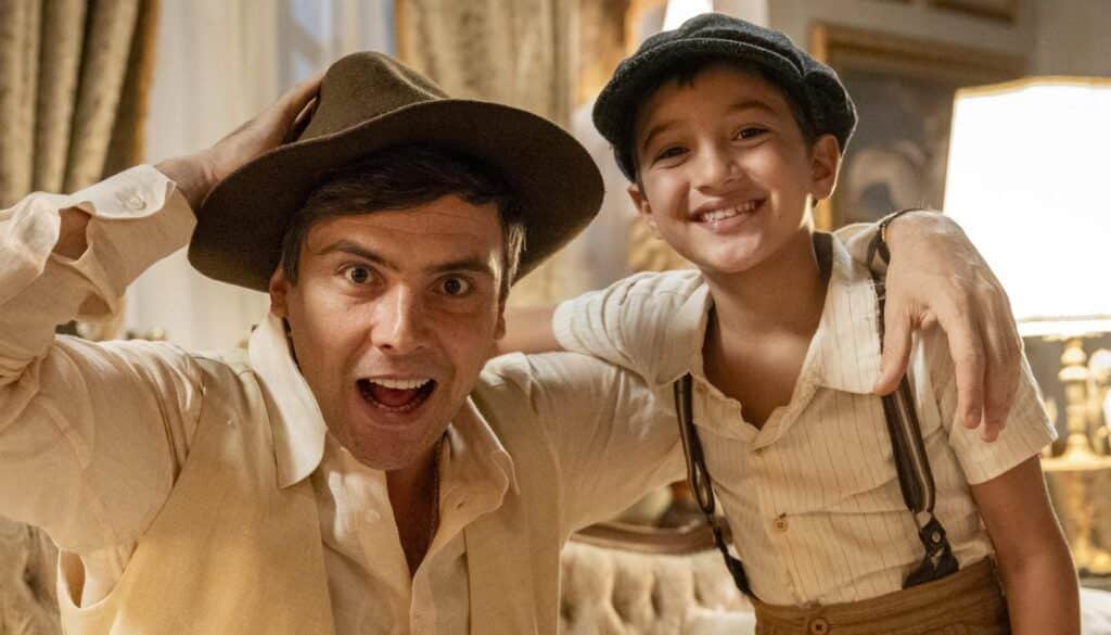 Candinho (S&eacute;rgio Guiz&eacute;) e Samir (Davi Malizia). Foto: TV Globo/F&aacute;bio Rocha