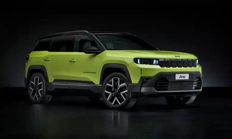 Jeep Compass 2026 - Frente amarelo