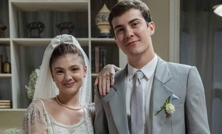 Celeste (Débora Ozório) e Edu (Caio Manhente). Foto: TV Globo
