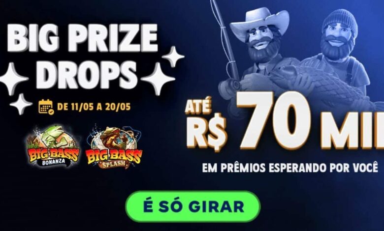 R$ 70 mil no Big Bass Bonanza e Splash