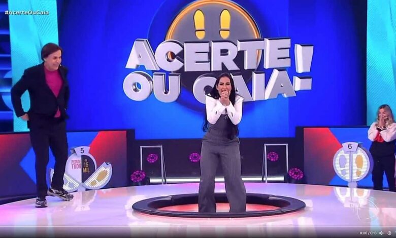 Acerte ou Caia!. Foto: Reprodução/Record
