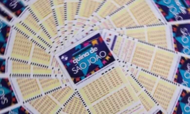 Quais os números mais sorteados da Quina de São João?