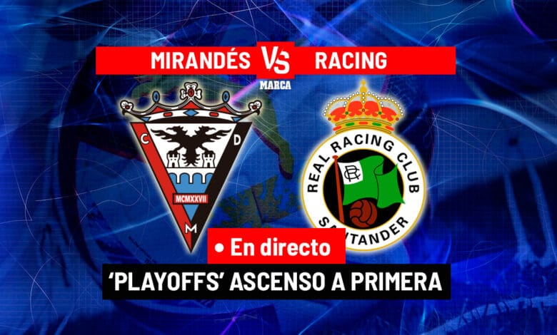 Mirandés - Racing de Santander, en directo