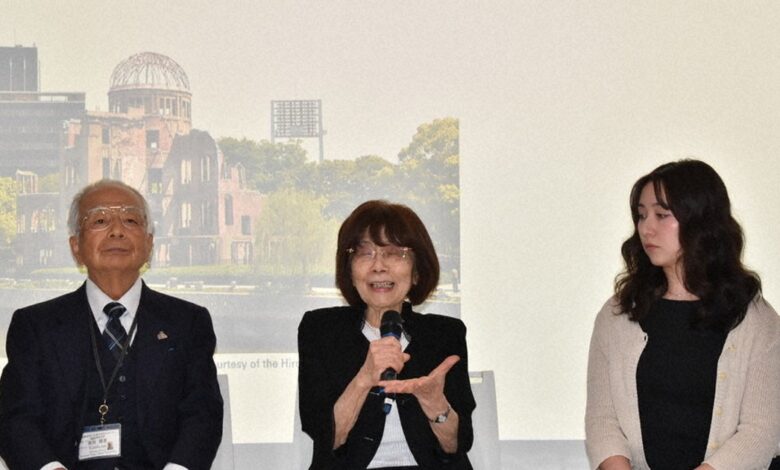 News in Easy English: Hiroshima bombing survivors talk with students in London