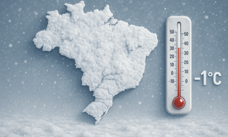 Achou o outono gelado? Prepare-se! Pode nevar em alguns lugares no Brasil neste inverno; veja os detalhes da previsão recente.