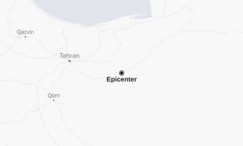 Map: 5.1-Magnitude Earthquake Strikes Iran