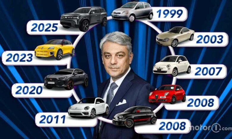os carros que fizeram a fama de Luca de Meo
