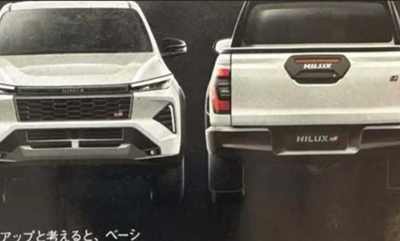 Nova Toyota Hilux 2026 aparece na Ásia em vazamentos