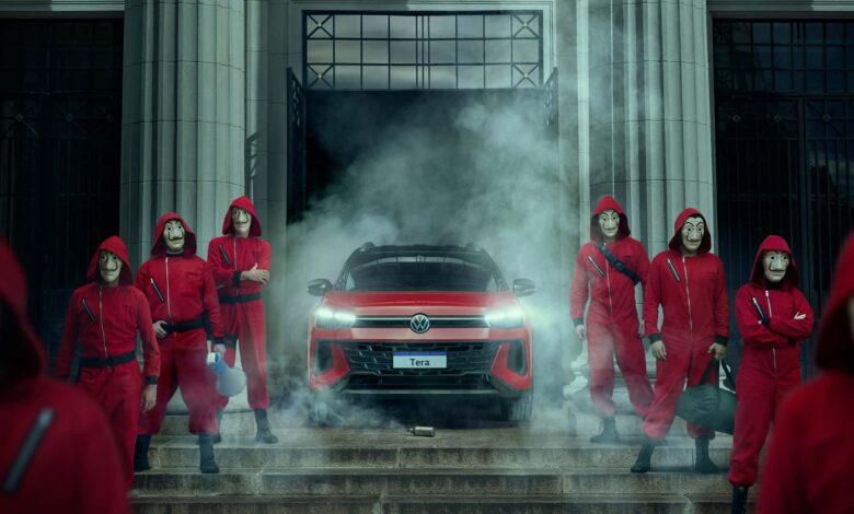 Propaganda do VW Tera 2026 coloca SUV em séries famosas da Netflix