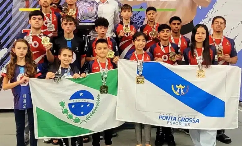 Centro de Taekwondo de PG conquista resultado inédito na maior Copa Regional Sul da história