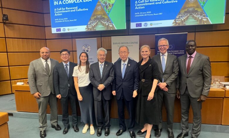 Statement from Ambassador Carl Hallergard at joint EU-G77 Vienna Chapter-Ban Ki-moon Centre event on 25 June 2025