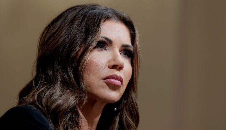 Homeland Security Secretary Kristi Noem transported to DC-area hospital after allergic reaction, DHS says