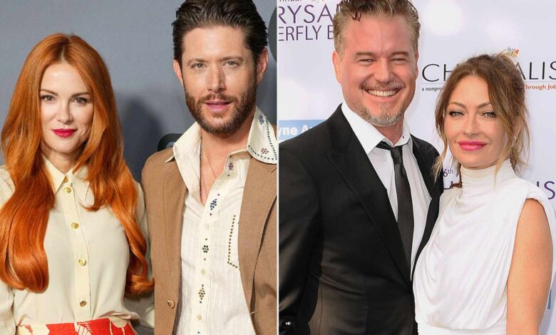 Danneel Ackles and Jensen Ackles attend The CW Network