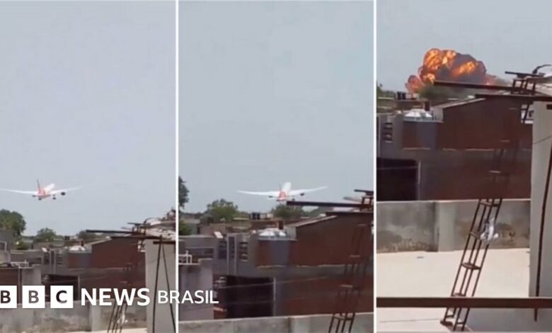Avião cai na Índia: o adolescente que filmou a queda em vídeo