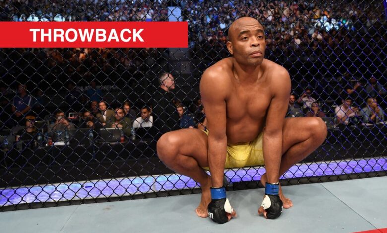 Anderson Silva ahead of his UFC 234 fight against Israel Adesanya