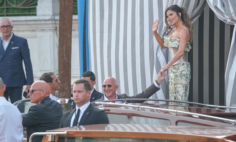 Jeff Bezzos gastou R$ 43 milhões em dois colares de diamantes para Lauren Sánchez usar no casamento