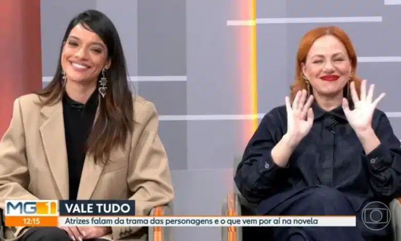 Ingrid Gaigher e Karine Teles. Foto: Reprodução/Globo