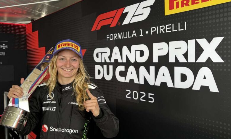 Doriane Pin vence corrida emocionante no Canadá