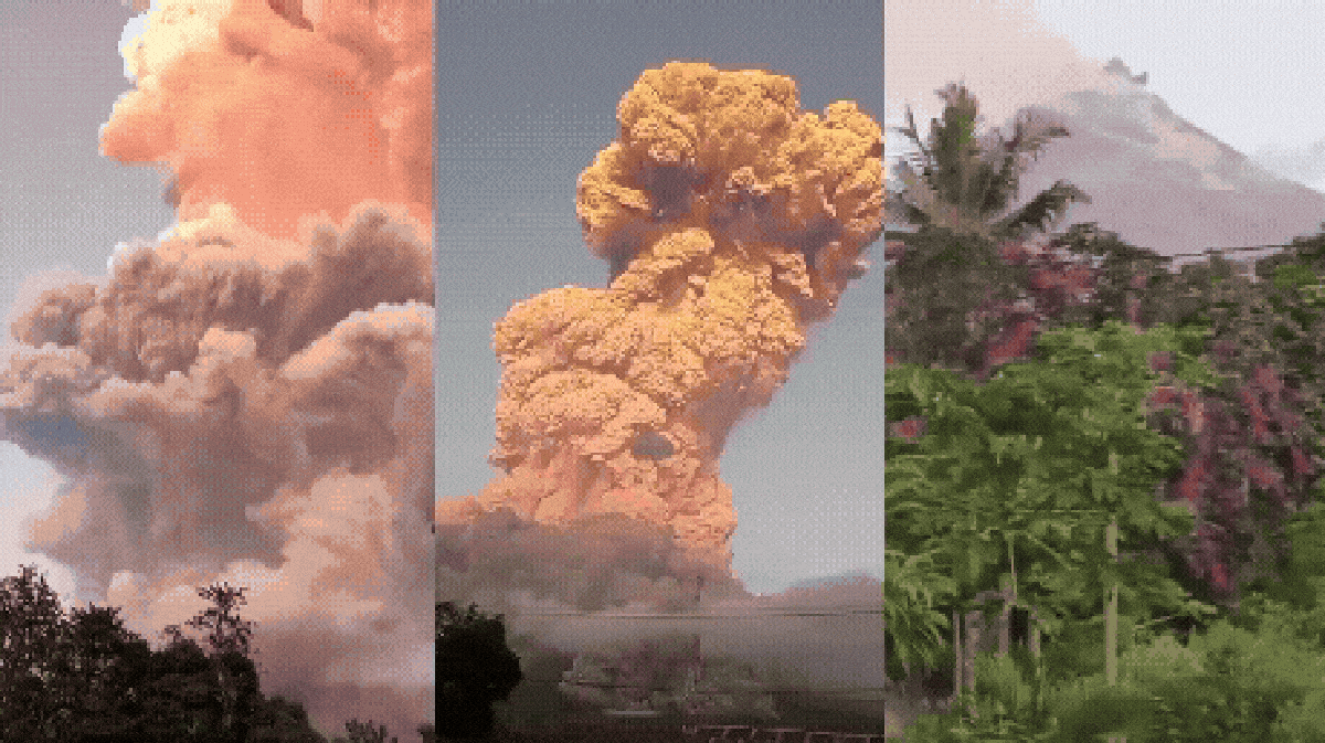 Vulcão entra em erupção na Indonésia e lança coluna de cinzas de 11 km de altura; vídeo