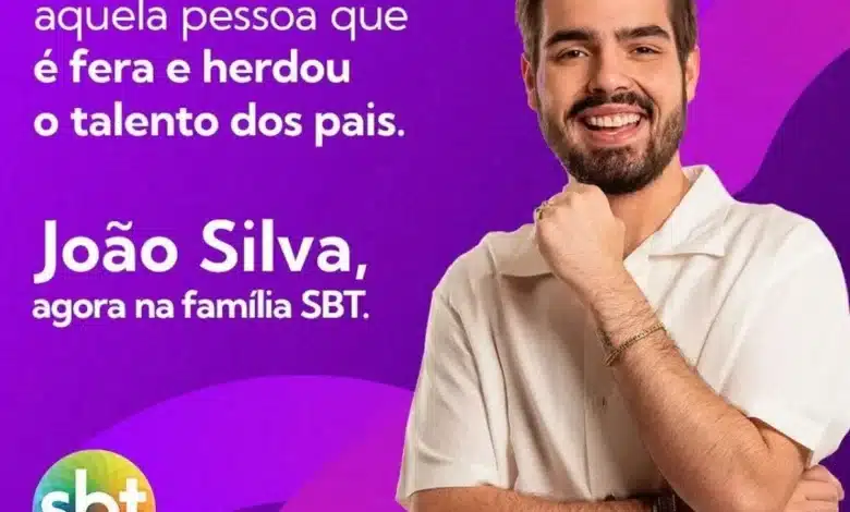 João Silva no SBT. Foto: Reprodução