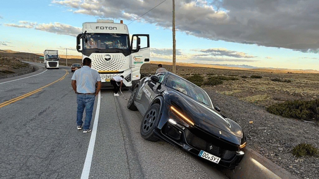 Veja o acidente da Ferrari Purosangue que fazia uma grande viagem inusitada; muitos estavam com altas expectativas em relação ao trajeto escolhido - veja os detalhes.