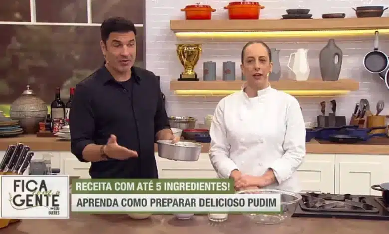 Edu Guedes no Fica com a Gente. Foto: Reprodução/RedeTV!