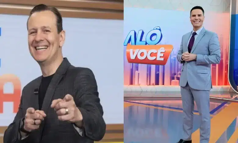 Celso Zucatelli (Hoje em Dia) e Luiz Bacci (Alô Você). Fotos: Record/SBT