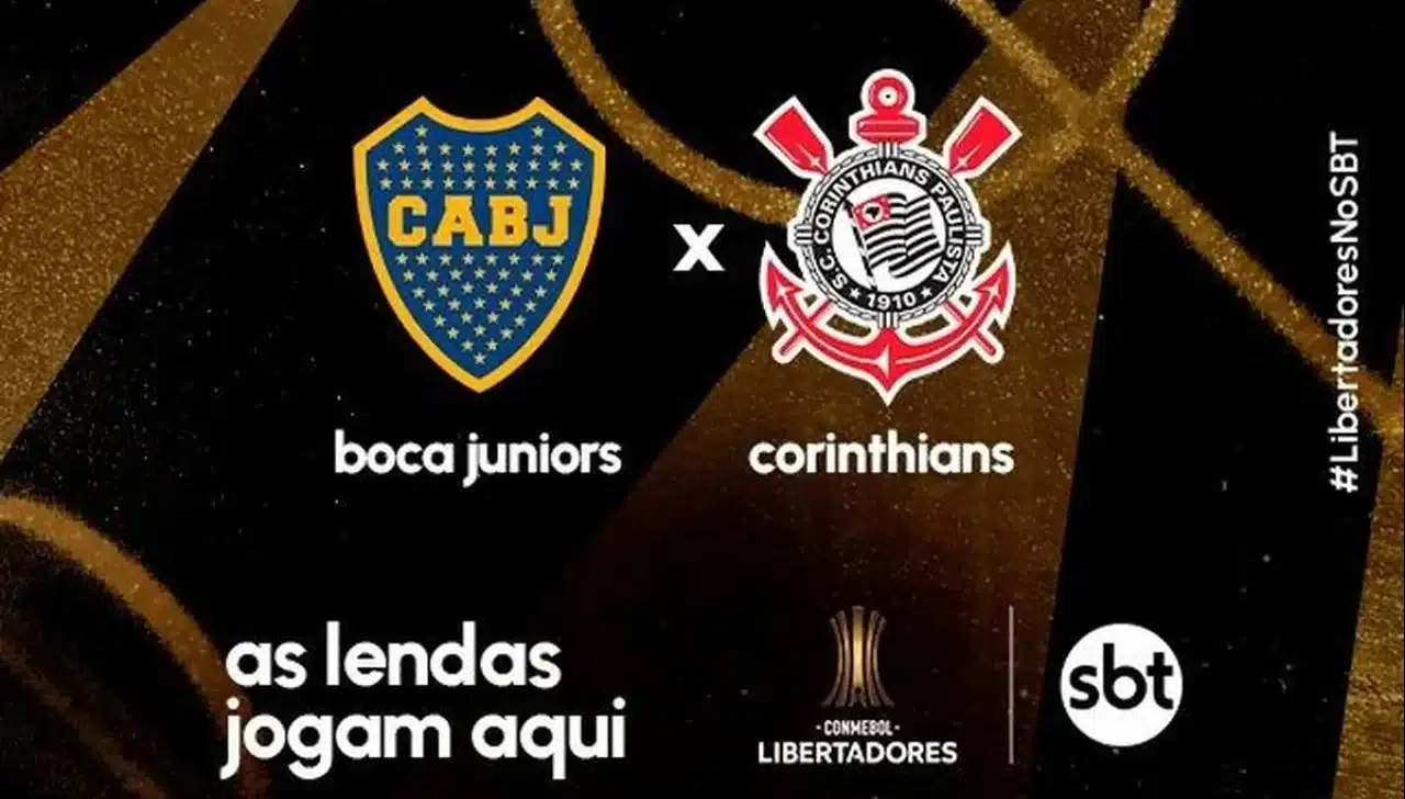 SBT exibe confronto decisivo entre Corinthians e Boca Juniors