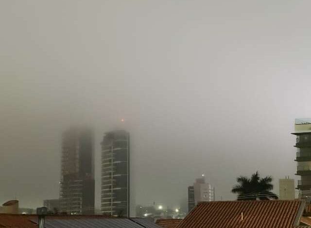 Capital registra névoa e 12ºC com chegada de nova frente fria