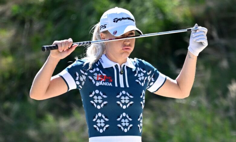 Charley Hull collapses on tee, withdraws from Evian Championship