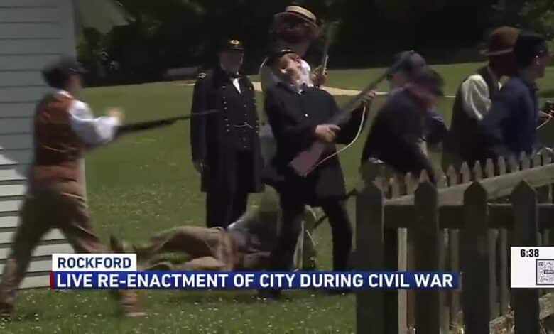 Midway Village Museum interpreters re-enact what life was like in Rockford during Civil War